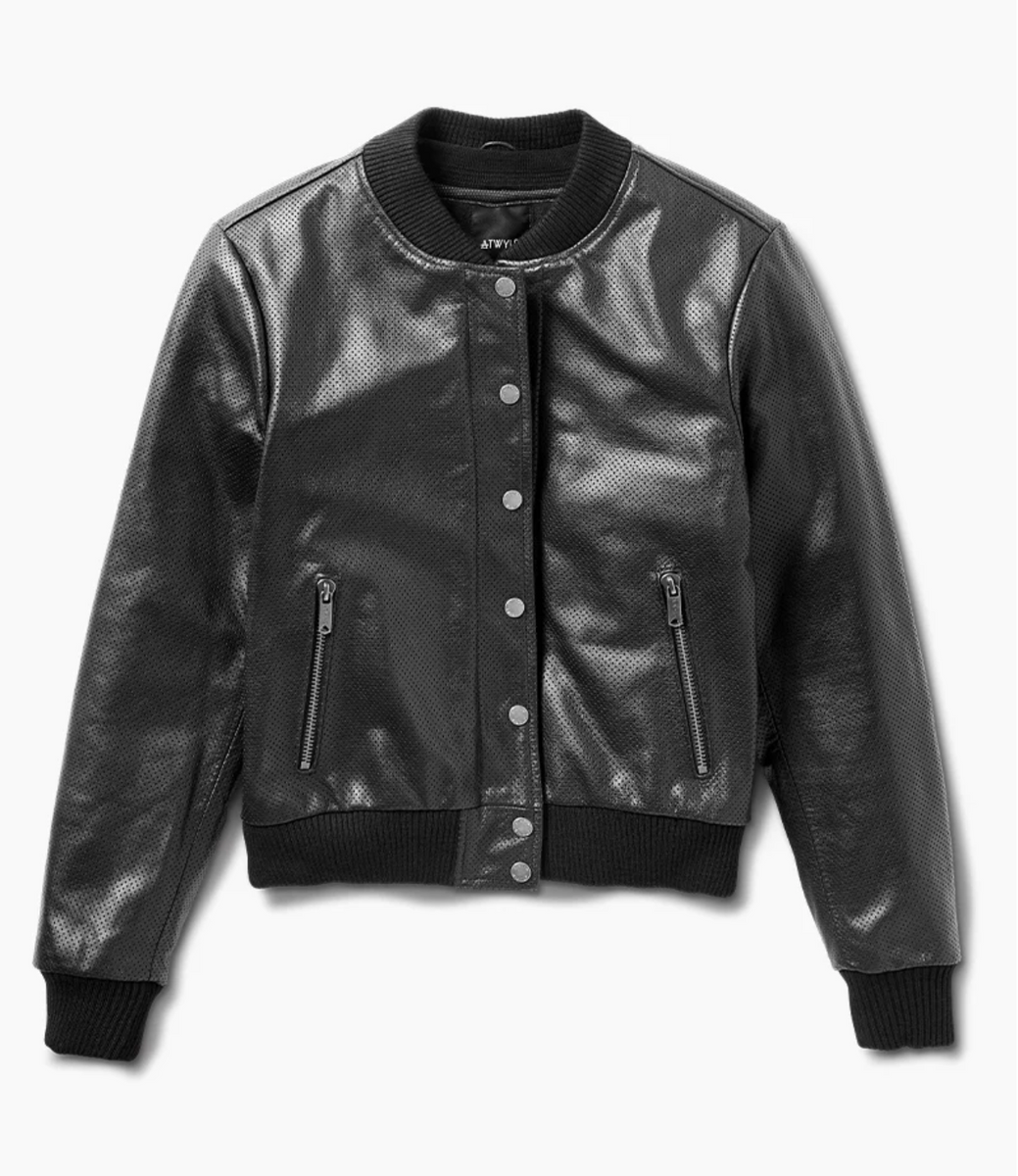 Rennix Perforated Moto Jacket – Tarnish