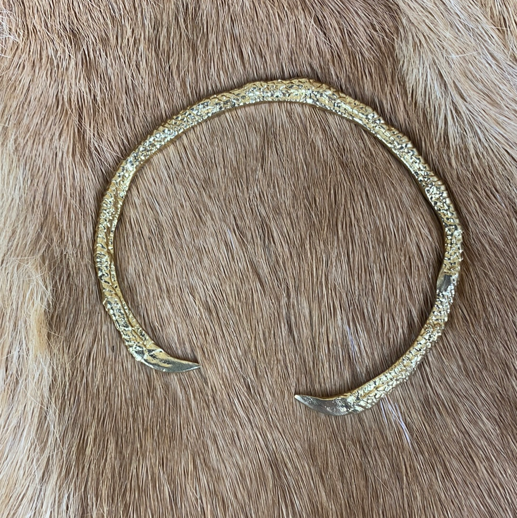 Bronze Claw Bangle Bracelet