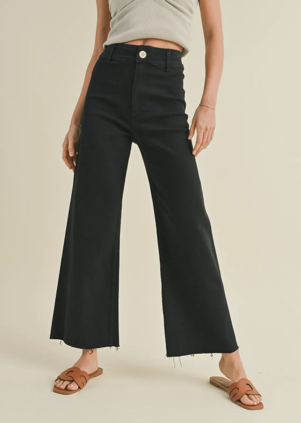 Wide Leg Pants Black