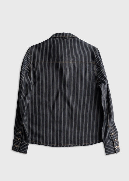Dogtown Striped Denim Jacket Indigo