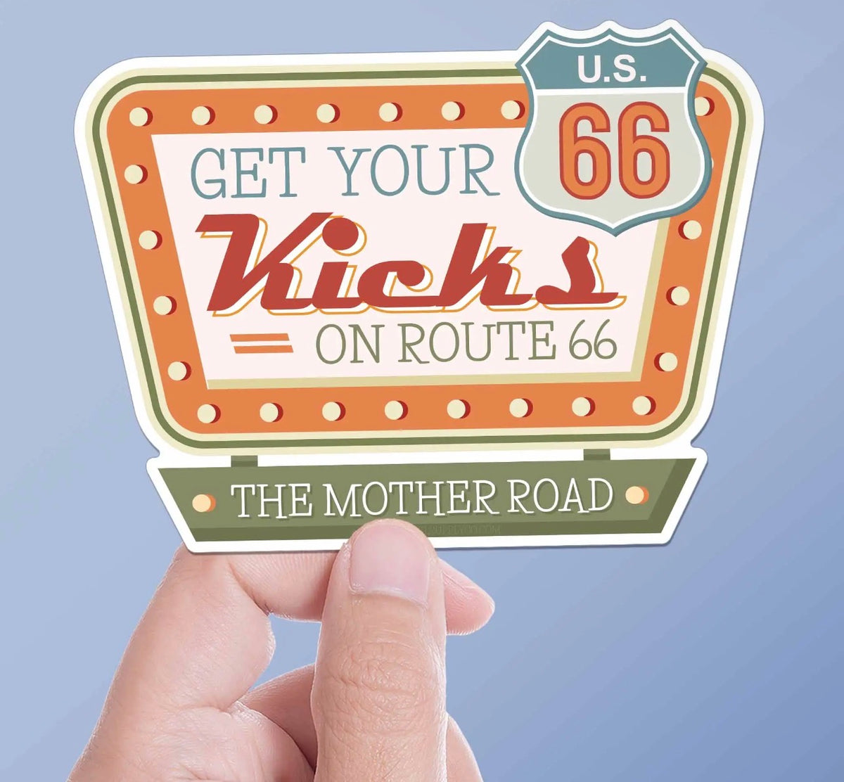 Sticker Get Kicks
