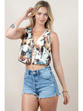 Tie Vest Top Horses