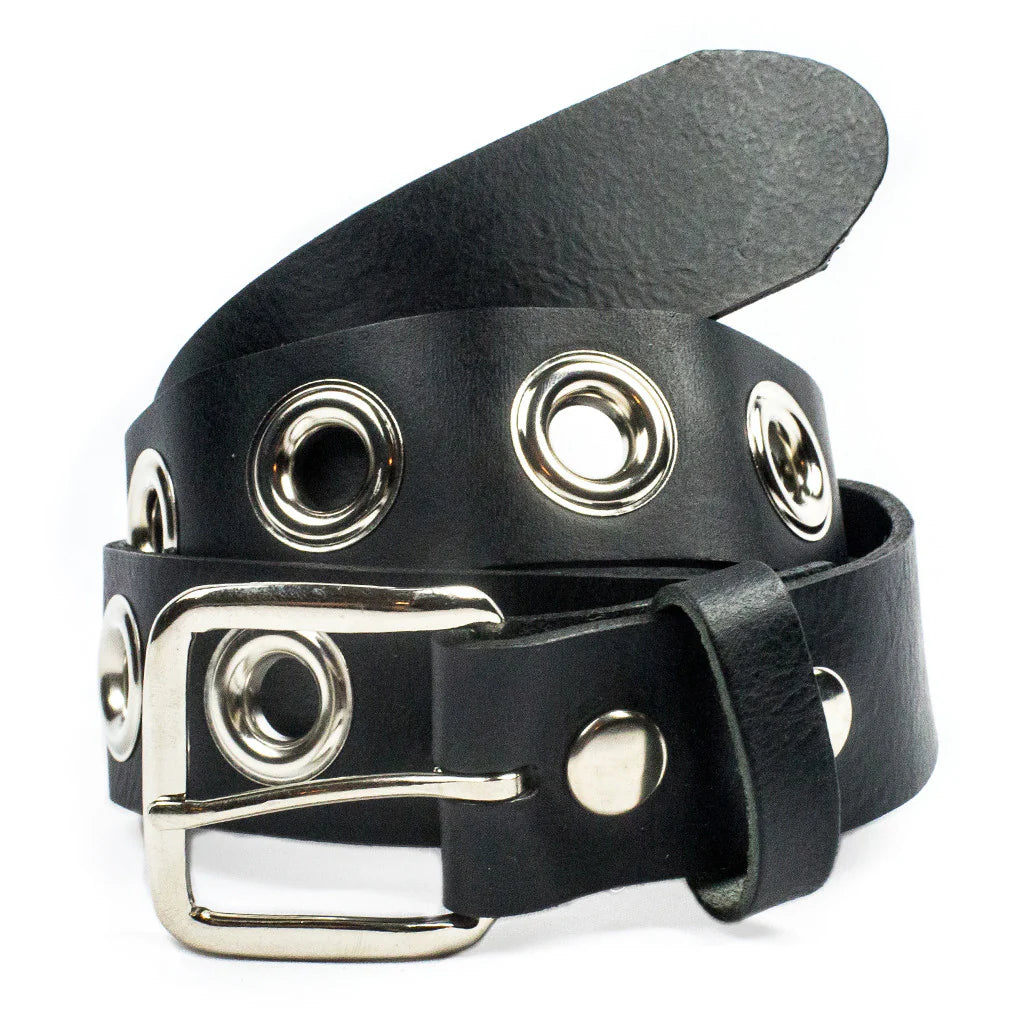 Grommet Belt Black