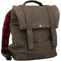Waxed Cotton Backpack Oak