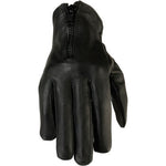 Sleek Zip Wrist Leather Glove