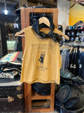 Lucky 13 Crop Tank Top Mustard