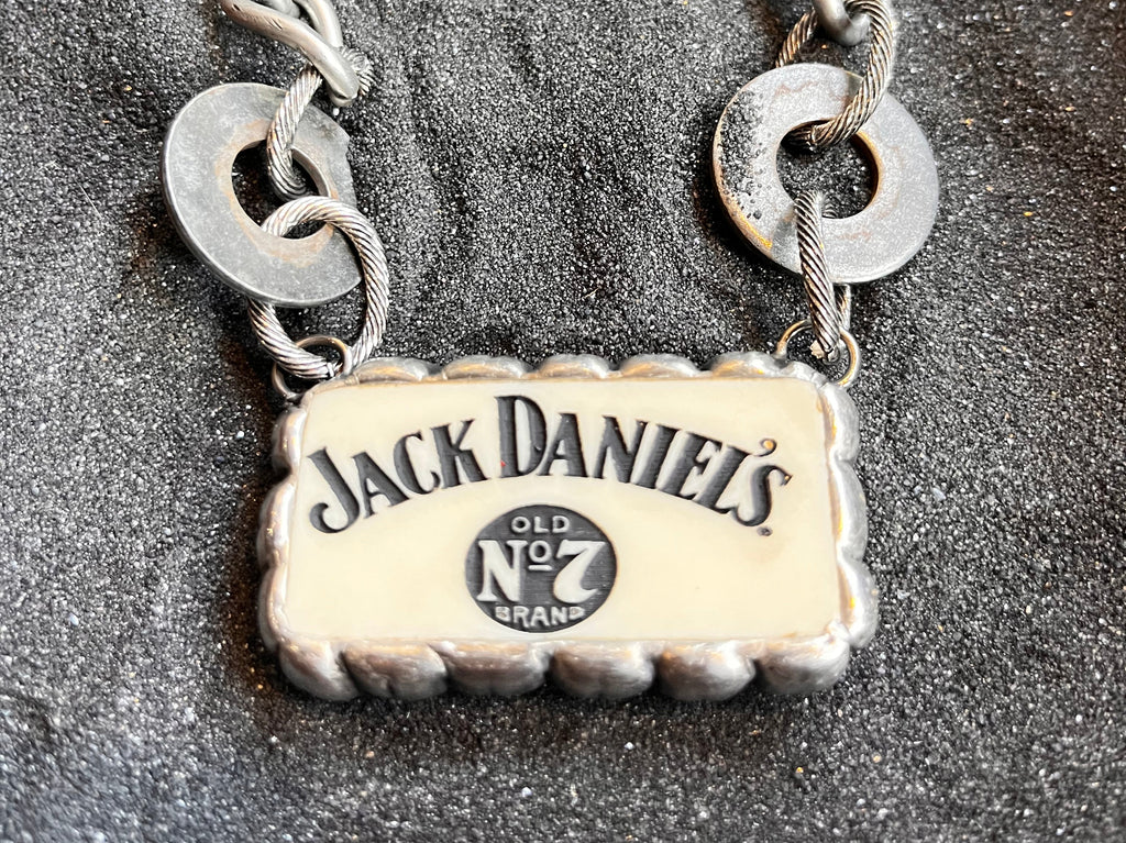 Jack Daniels Domino Necklace