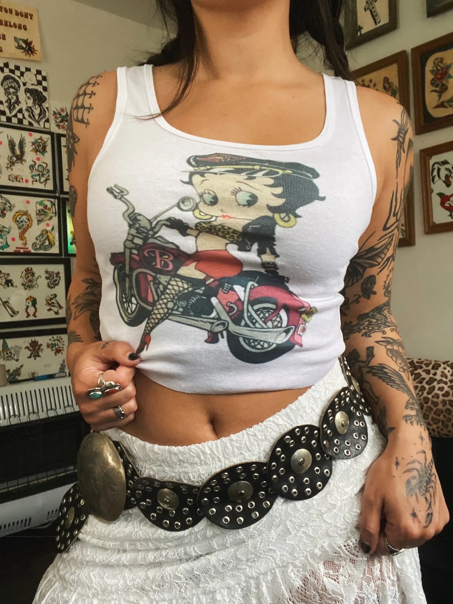 Chopper Betty Crop Tank