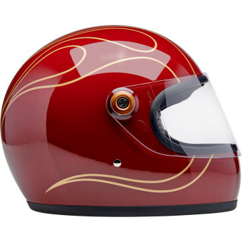 Gringo S Helmet Flames Garnet