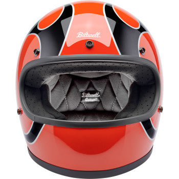 Gringo Helmet Flames Competition Orange