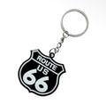 Keychain Route 66 Black