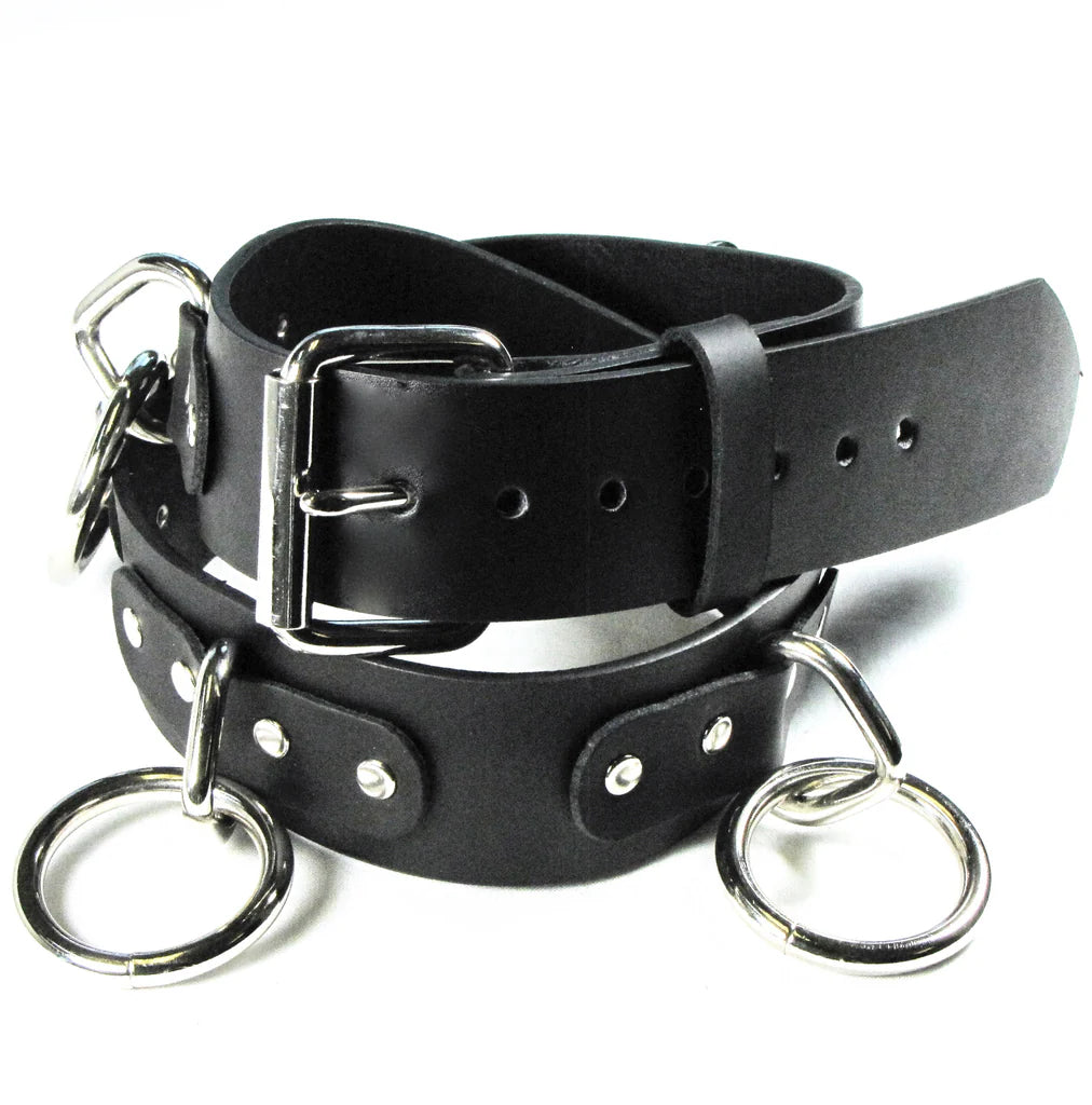 O-Ring Bondage Belt Black