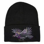 Raven Beanie Black