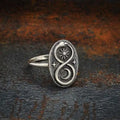 Infinity Snake Ring Sterling