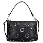 Stevie Studded Crossbody Black