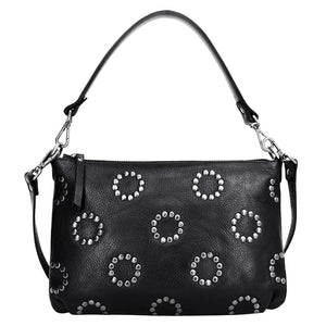 Stevie Studded Crossbody Black