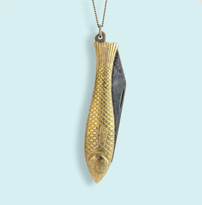 Fish Knife Necklace