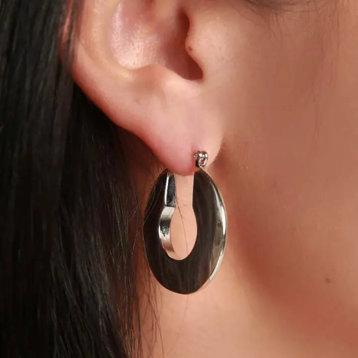 Mini Amanda Earrings Silver