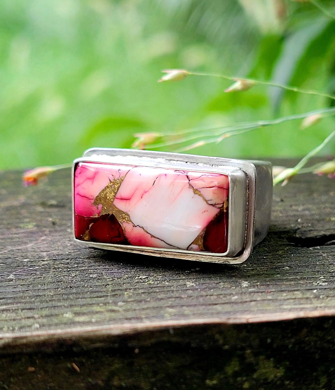 Dahlia Rose Sterling Ring Size 6.75