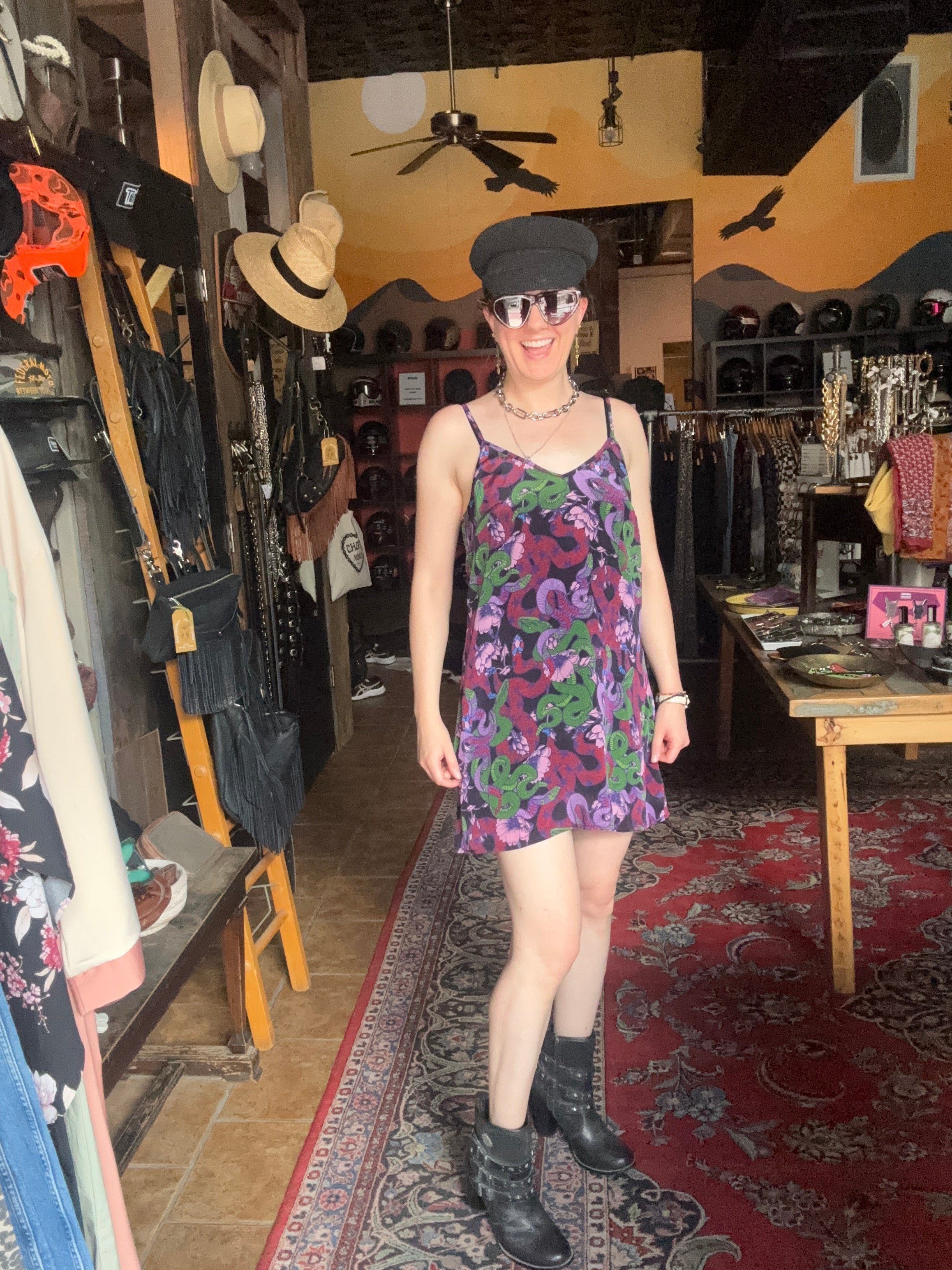Pretty Snakes Short Dress
