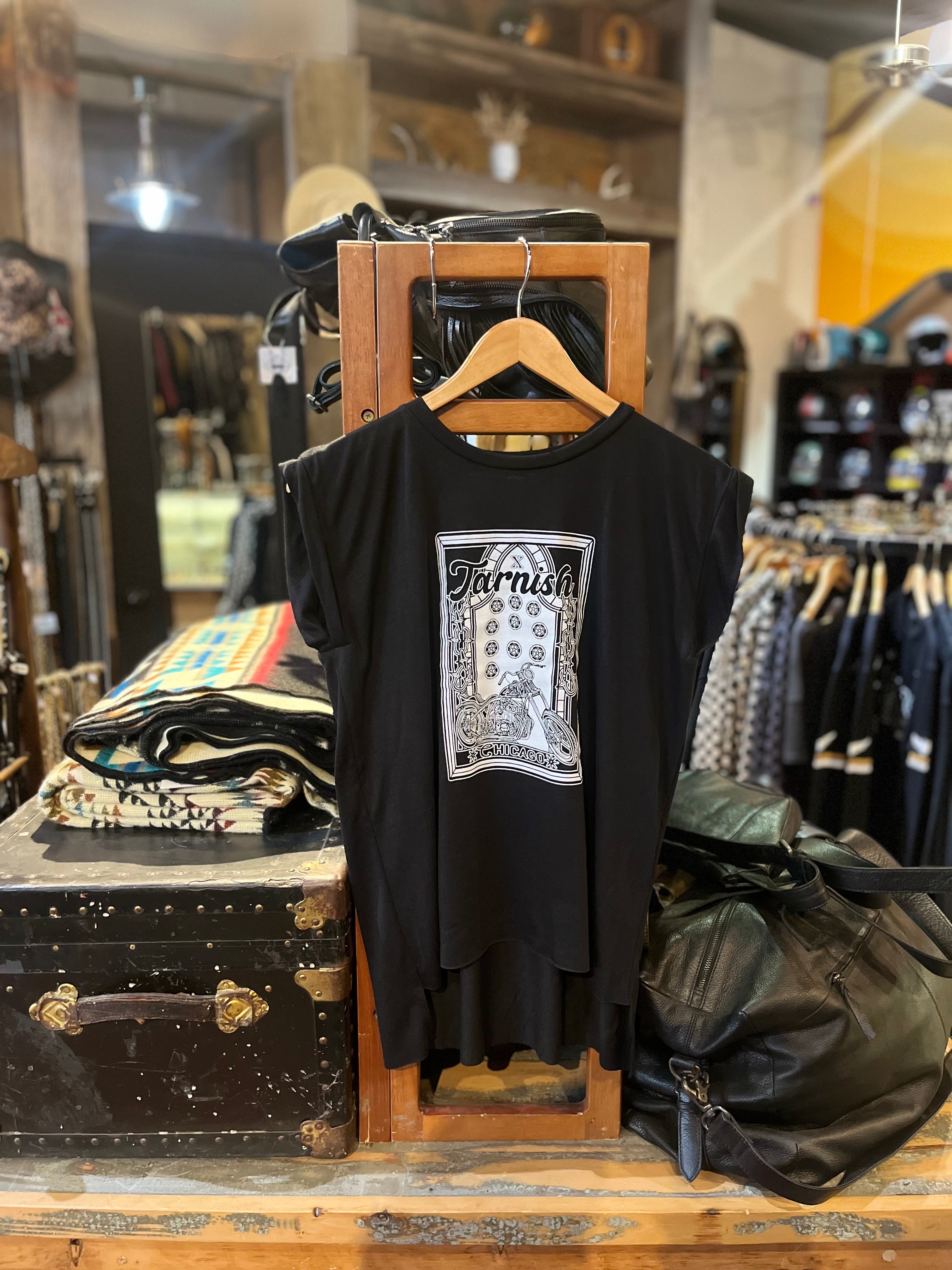 Tarnish Tarot Thin Muscle Tee Black