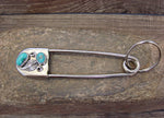 Navajo Turquoise Key Chain Pin