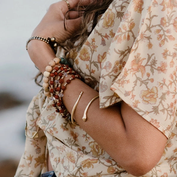 Serpent Bracelet Brass