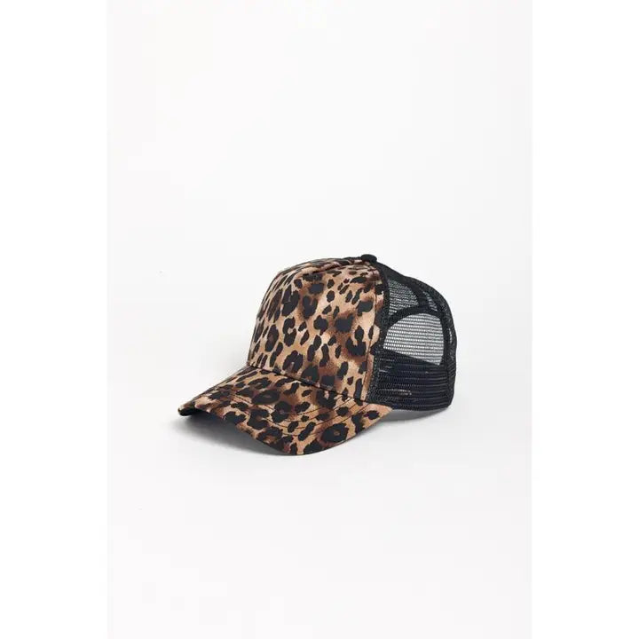 Leopard Trucker Hat