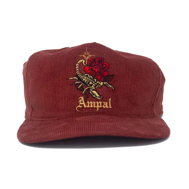 Scorpion Rose Cord Strapback Brick