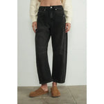 Crop Barrel Jeans Black