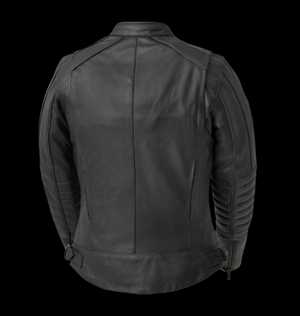 Tada Leather Motorcycle Jacket Black