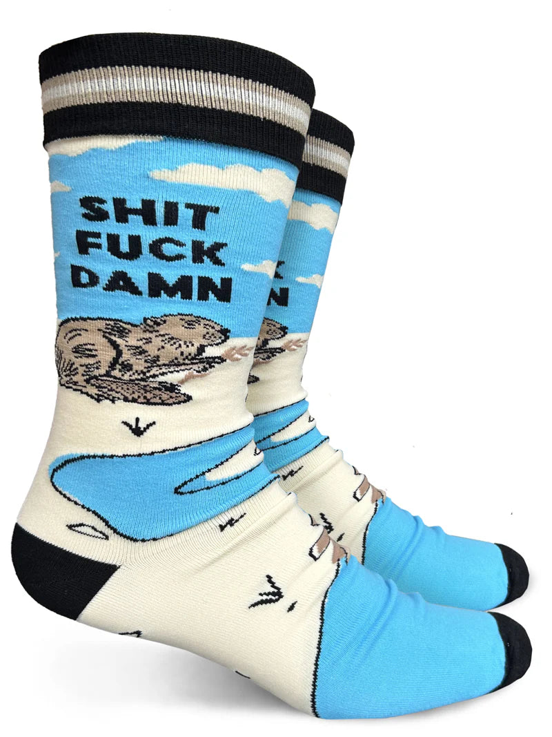 Shit Fuck Damn Men's Socks
