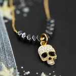 Pave Skull Necklace