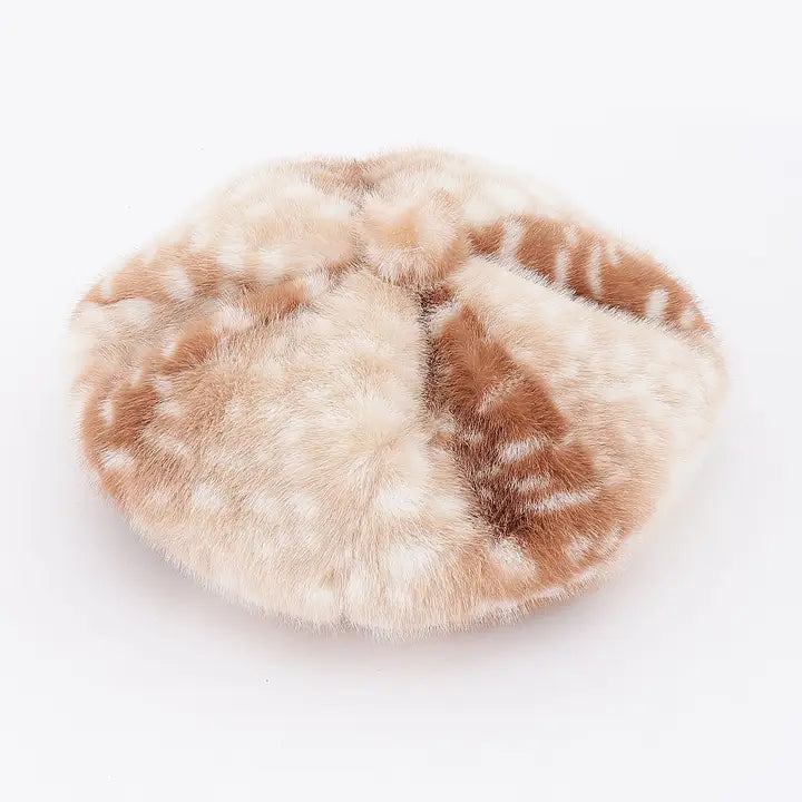 Deer Faux Fur Beret