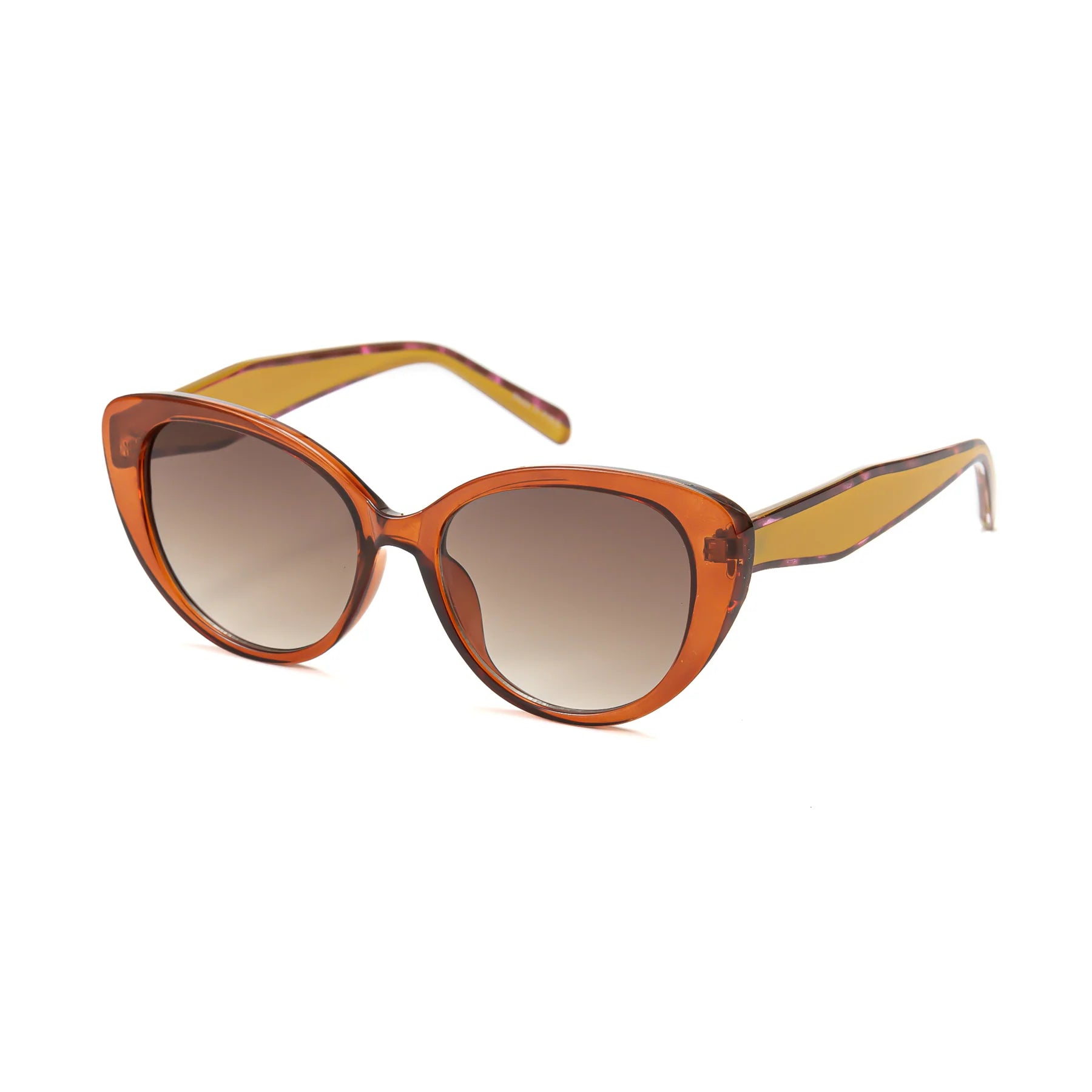 Rounded Cat Eye Sunglasses