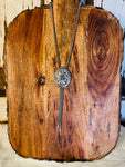 Chain Concho Bolo Necklace