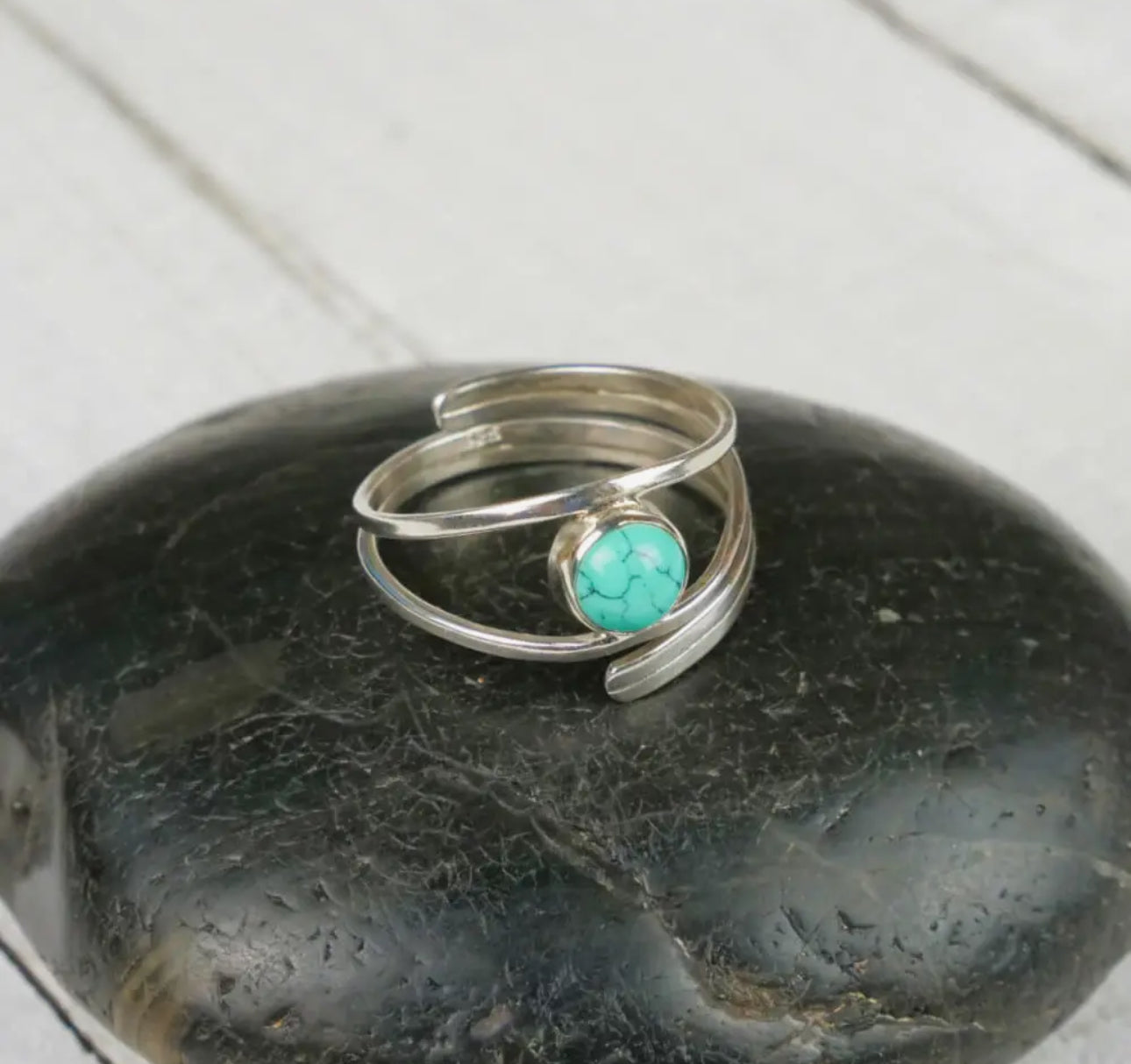 Egyptian Eye Turquoise Ring
