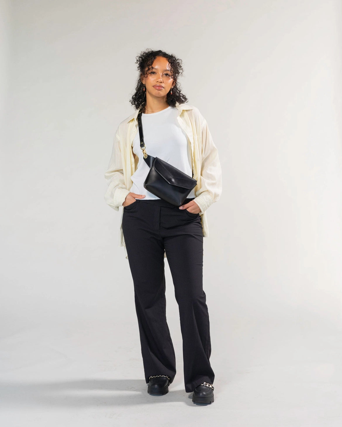 Penny Waist Sling Black