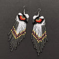 Beaded Eagle Earrings