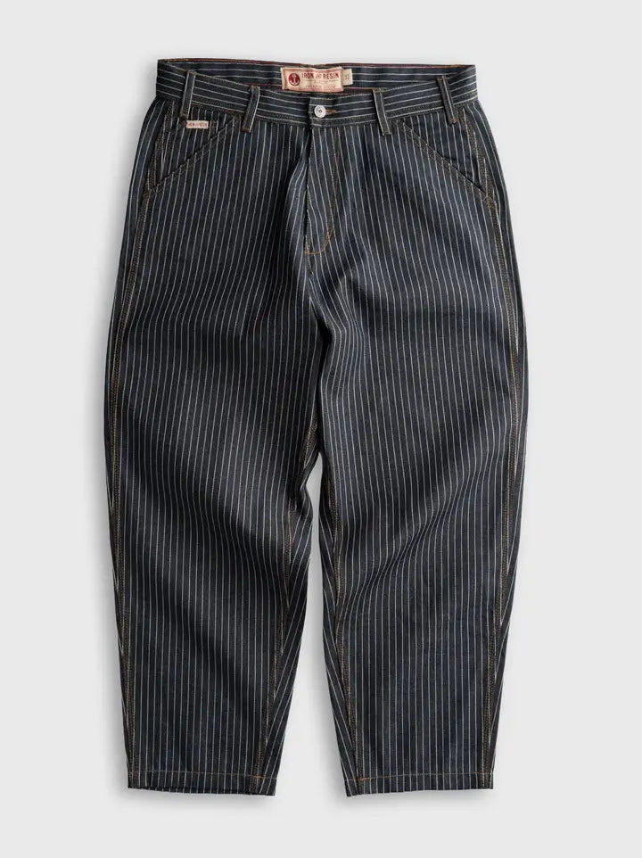 Trapper Stripe Denim Pant Dark Wash