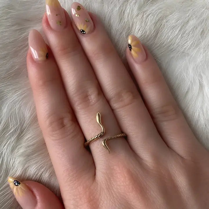 Serpent Ring Brass