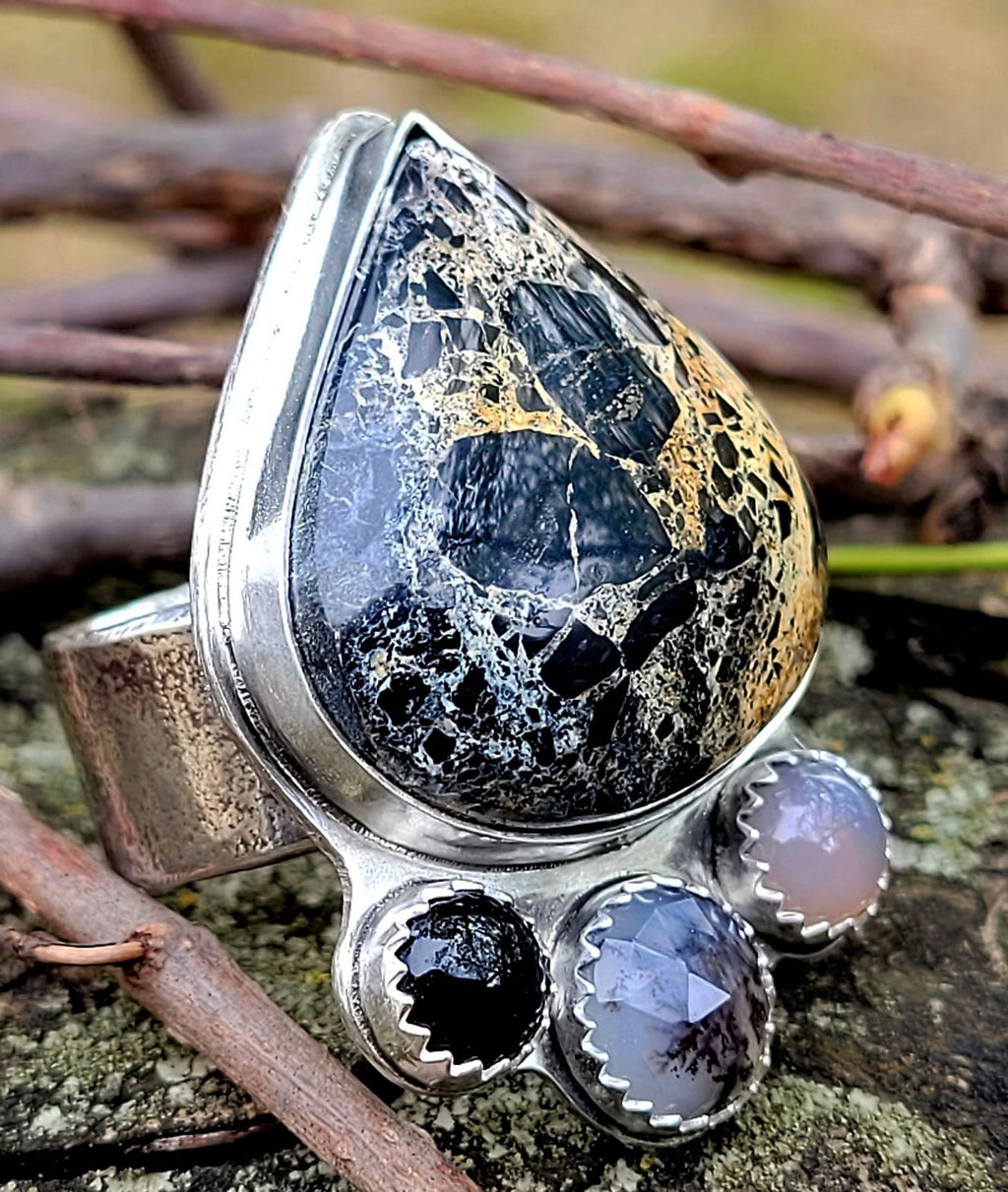Iron Buffalo Sterling Ring Size 9