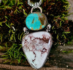 Turquoise and Wild Horse Necklace