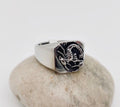 Scorpion Signet Ring S Steel