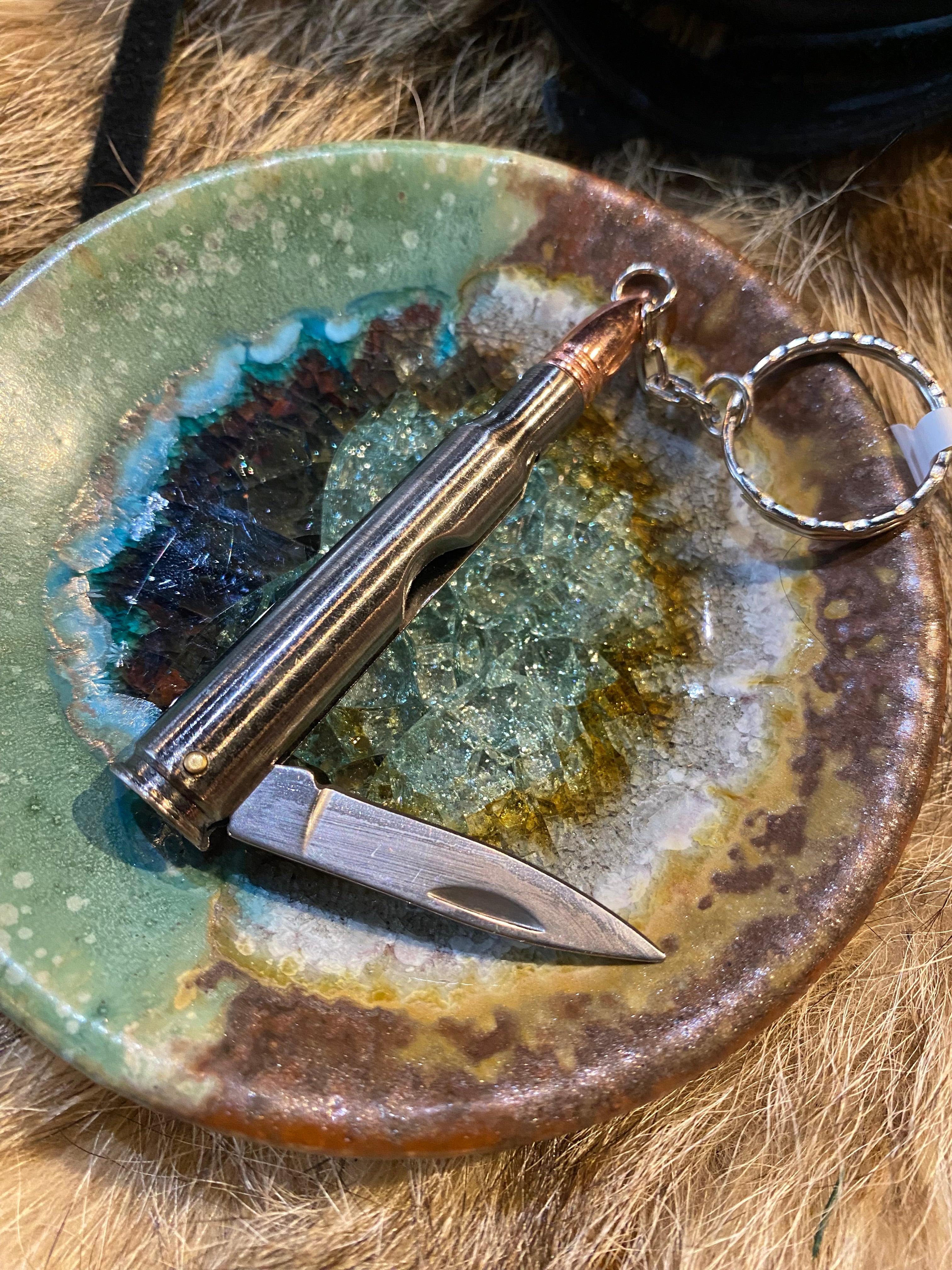 Bullet Knife Keychain