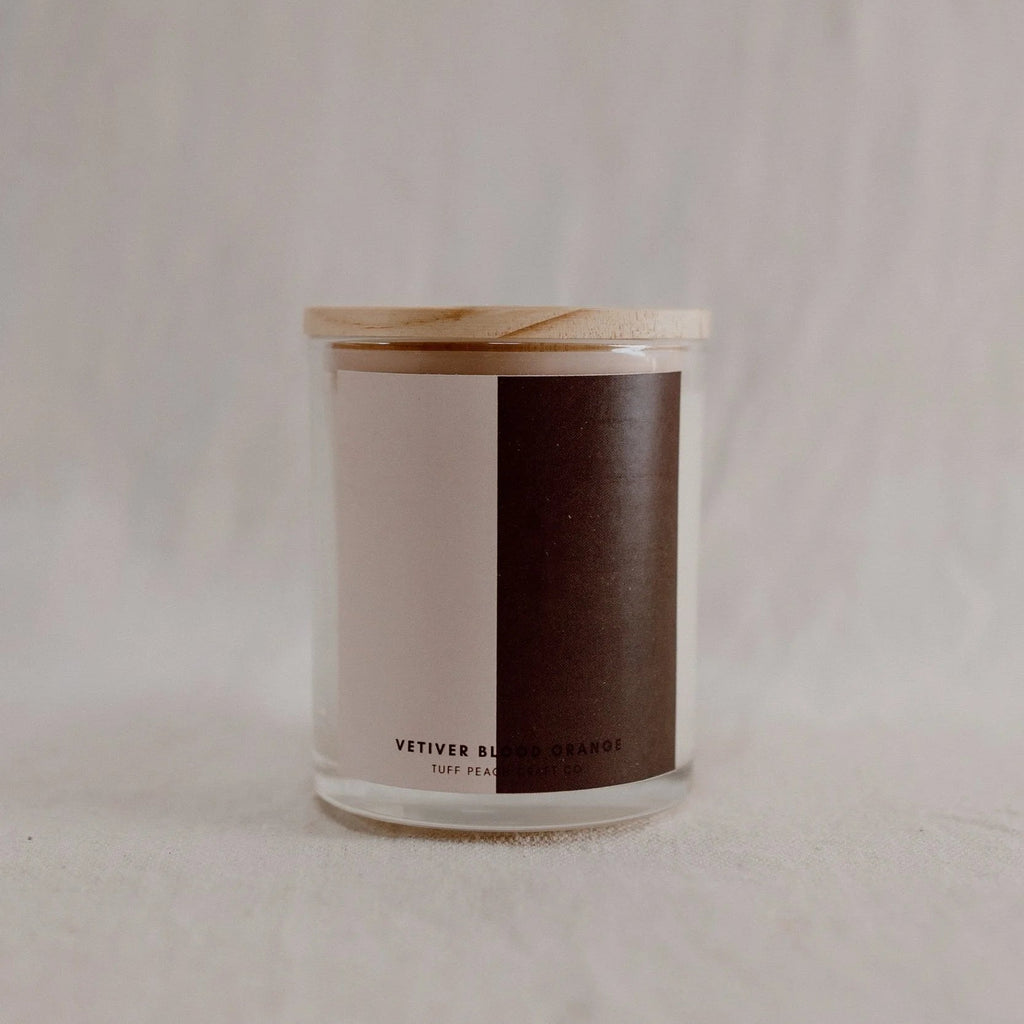 Earthen Candle Collection - Vertiver + Blood Orange