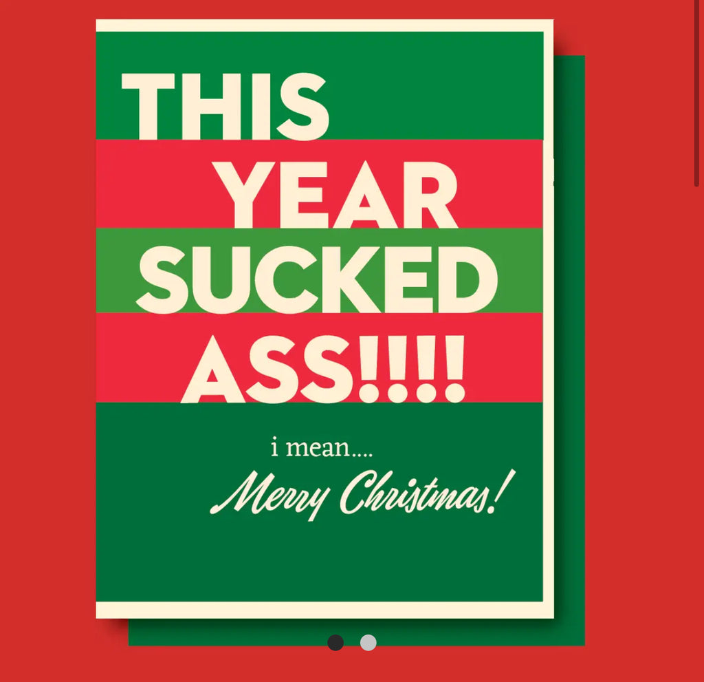 Year Sucked Ass Card