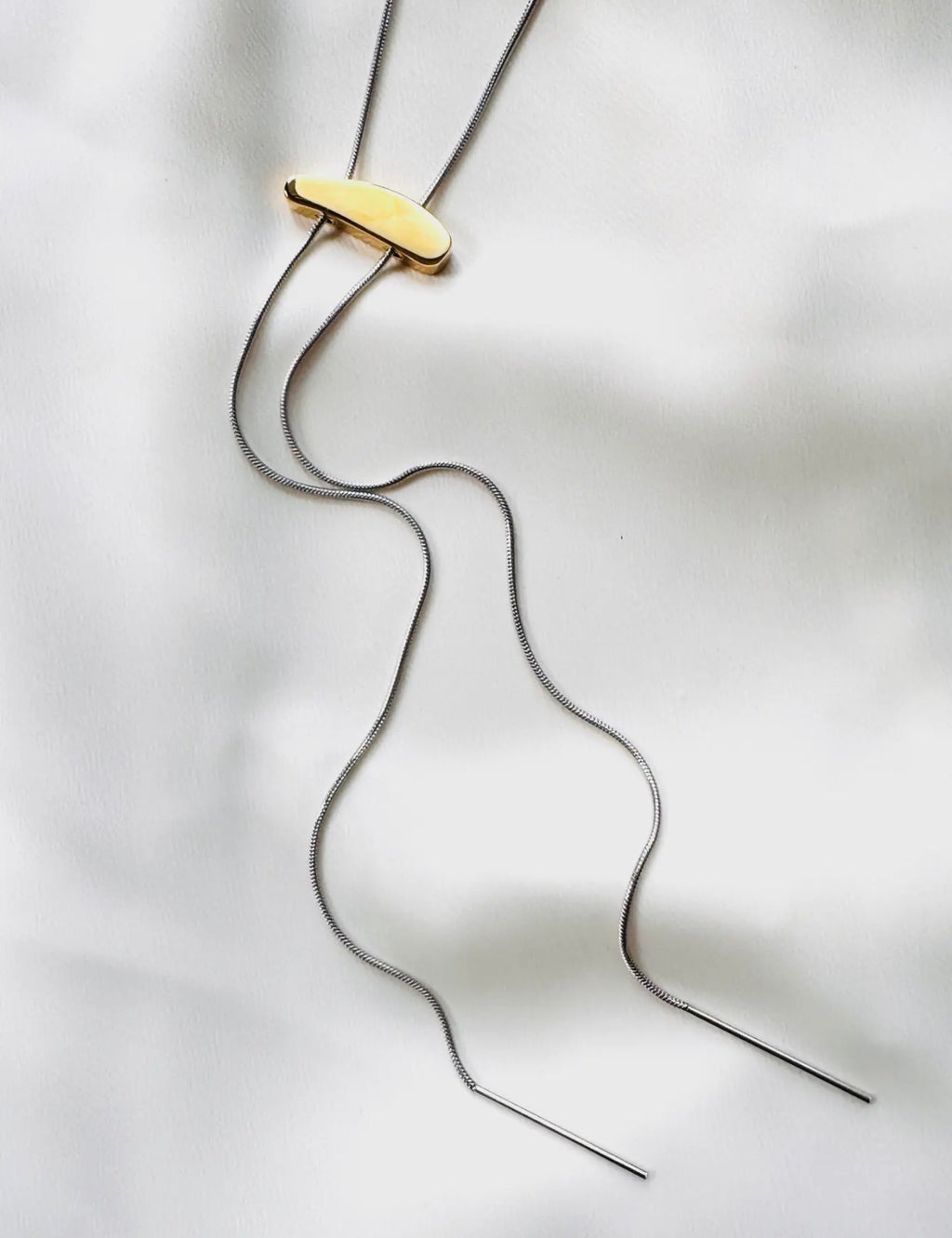Mixed Metal Bolo Necklace
