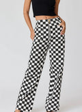 Checkered Pants Black / White