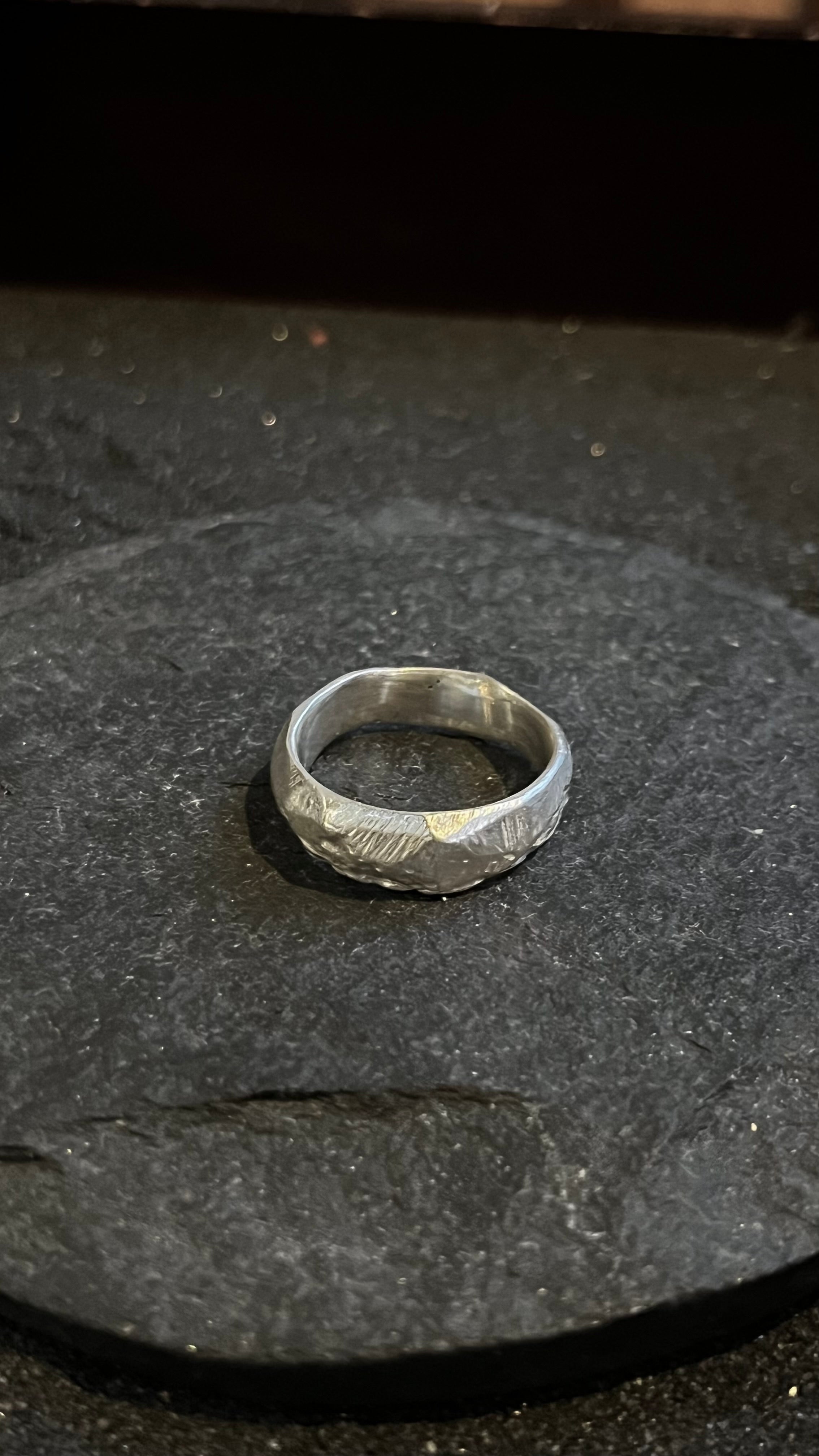 Textured Band Ring